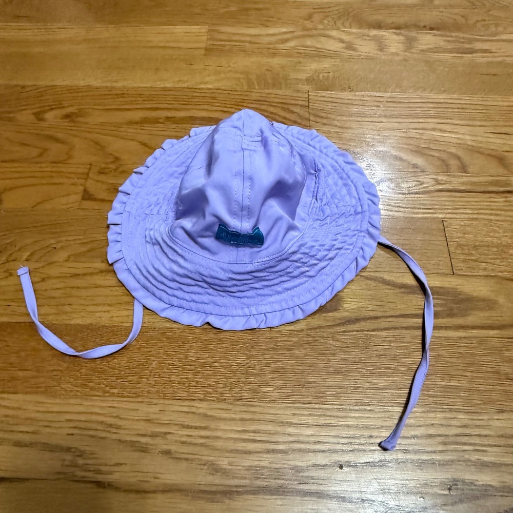 UV Skinz Reversible Sun Hat Lavender Purple Butterfly 12/18m Kids Bucket Hat